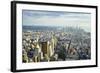 Manhattan Skyline from Above, New York City-Fraser Hall-Framed Photographic Print