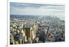 Manhattan Skyline from Above, New York City-Fraser Hall-Framed Photographic Print