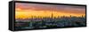 Manhattan Skyline from Brooklyn-Richard Silver-Framed Stretched Canvas