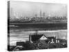 Manhattan Skyline from New Jersey-Andreas Feininger-Stretched Canvas