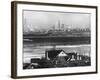 Manhattan Skyline from New Jersey-Andreas Feininger-Framed Photographic Print