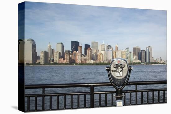 Manhattan Skyline from New Jersey-Paul Souders-Stretched Canvas