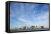 Manhattan Skyline from New Jersey-Paul Souders-Framed Stretched Canvas