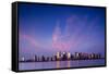 Manhattan Skyline from New Jersey-Paul Souders-Framed Stretched Canvas