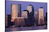 Manhattan Skyline from New Jersey-Paul Souders-Stretched Canvas