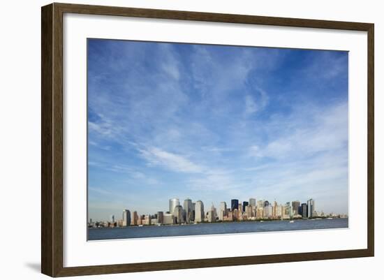 Manhattan Skyline from New Jersey-Paul Souders-Framed Photographic Print