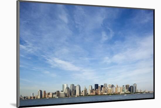 Manhattan Skyline from New Jersey-Paul Souders-Mounted Photographic Print