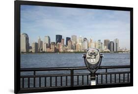 Manhattan Skyline from New Jersey-Paul Souders-Framed Photographic Print