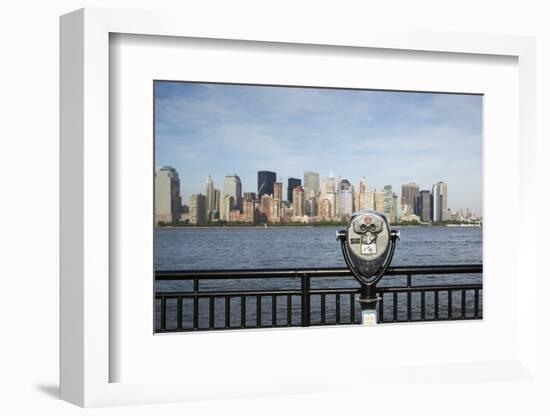 Manhattan Skyline from New Jersey-Paul Souders-Framed Photographic Print