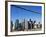 Manhattan Skyline from the Brooklyn Bridge, New York City, New York, USA-Amanda Hall-Framed Photographic Print