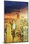 Manhattan Skyline II - In the Style of Oil Painting-Philippe Hugonnard-Mounted Giclee Print