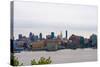 Manhattan Skyline II-Erin Berzel-Stretched Canvas