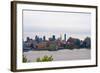 Manhattan Skyline II-Erin Berzel-Framed Photographic Print