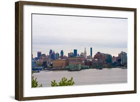 Manhattan Skyline II-Erin Berzel-Framed Photographic Print