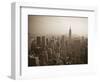 Manhattan Skyline Including Empire State Building, New York City, USA-Alan Copson-Framed Photographic Print