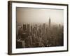 Manhattan Skyline Including Empire State Building, New York City, USA-Alan Copson-Framed Photographic Print