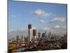 Manhattan Skyline including Twin Towers-null-Mounted Photographic Print