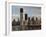 Manhattan Skyline including Twin Towers-null-Framed Photographic Print