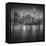 Manhattan Skyline Night-Edit-3-Moises Levy-Framed Stretched Canvas