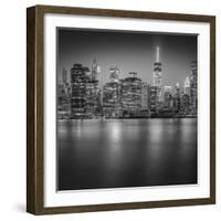 Manhattan Skyline Night-Edit-3-Moises Levy-Framed Photographic Print