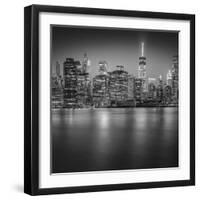 Manhattan Skyline Night-Edit-3-Moises Levy-Framed Photographic Print