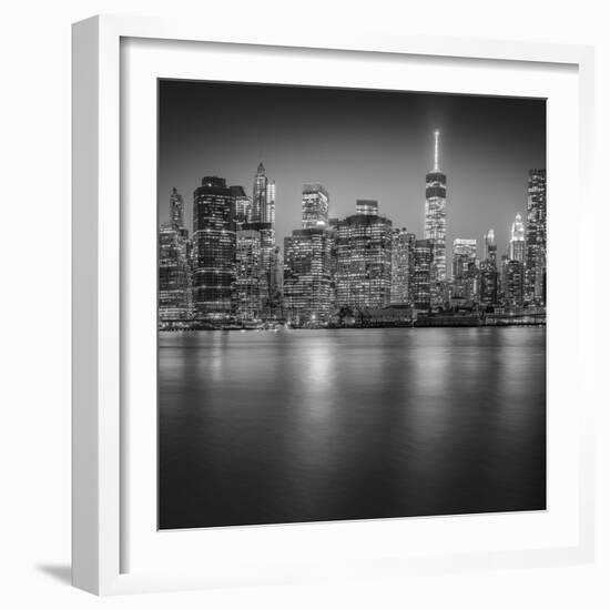 Manhattan Skyline Night-Edit-3-Moises Levy-Framed Photographic Print