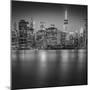 Manhattan Skyline Night-Edit-3-Moises Levy-Mounted Photographic Print