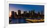 Manhattan Skyline, NY, NY at Sunset-null-Framed Photographic Print