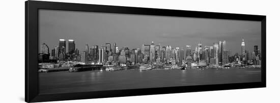 Manhattan Skyline, NYC-Richard Berenholtz-Framed Art Print