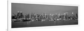 Manhattan Skyline, NYC-Richard Berenholtz-Framed Art Print