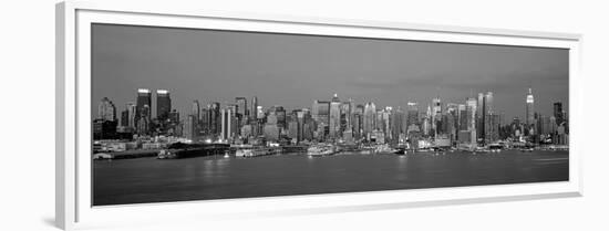 Manhattan Skyline, NYC-Richard Berenholtz-Framed Art Print