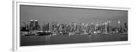 Manhattan Skyline, NYC-Richard Berenholtz-Framed Art Print