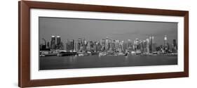 Manhattan Skyline, NYC-Richard Berenholtz-Framed Art Print