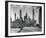 Manhattan Skyline - South Street and Jones Lane, Manhattan-Berenice Abbott-Framed Giclee Print