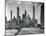 Manhattan Skyline - South Street and Jones Lane, Manhattan-Berenice Abbott-Mounted Giclee Print