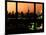 Manhattan Skyline with the Empire State Building by Night -NY Cityscape - Manhattan, New York, USA-Philippe Hugonnard-Mounted Photographic Print