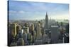 Manhattan Skyline with the Empire State Building, New York City-Fraser Hall-Stretched Canvas