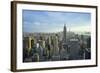 Manhattan Skyline with the Empire State Building, New York City-Fraser Hall-Framed Photographic Print