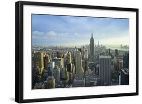 Manhattan Skyline with the Empire State Building, New York City-Fraser Hall-Framed Photographic Print