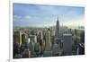 Manhattan Skyline with the Empire State Building, New York City-Fraser Hall-Framed Photographic Print