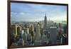 Manhattan Skyline with the Empire State Building, New York City-Fraser Hall-Framed Photographic Print