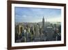 Manhattan Skyline with the Empire State Building, New York City-Fraser Hall-Framed Photographic Print