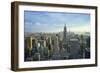 Manhattan Skyline with the Empire State Building, New York City-Fraser Hall-Framed Photographic Print