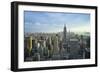Manhattan Skyline with the Empire State Building, New York City-Fraser Hall-Framed Photographic Print