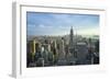 Manhattan Skyline with the Empire State Building, New York City-Fraser Hall-Framed Photographic Print