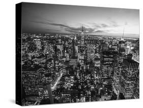 Manhattan Skyline with the Empire State Building, NYC-Michel Setboun-Stretched Canvas