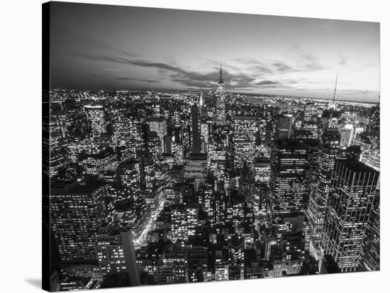 Manhattan Skyline with the Empire State Building, NYC-Michel Setboun-Stretched Canvas