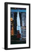 Manhattan Skyline-Mark Gleberzon-Framed Giclee Print