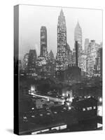 Manhattan Skyline-Andreas Feininger-Stretched Canvas