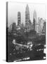 Manhattan Skyline-Andreas Feininger-Stretched Canvas